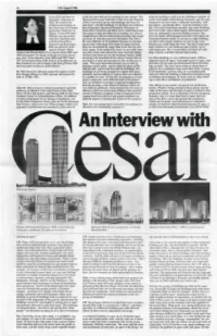 An Interview with Cesar Pelli