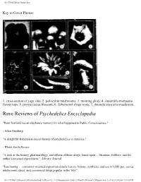 Rave Reviews of Psychedelics Encyclopedia