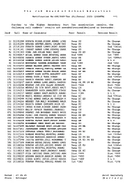 T He J & KB Oardof S Chool E Ducation Notification No:090/HSP