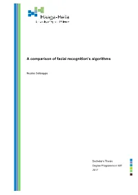 A Comparison of Facial Recognition's Algorithms
