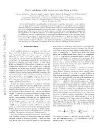 Arxiv:0712.2437V2 [Q-Bio.QM] 15 Dec 2007 Fully) Simpler Set of Interactions