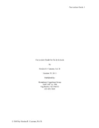 Curriculum Guide for Go in Schools