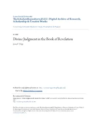 Divine Judgment in the Book of Revelation James E