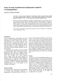 Notes on Some Scandinavian Palpomyiini (Diptera: Ceratopogonidae)