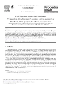 Optimization of Load-Driven Soft Dielectric Elastomer Generators