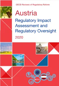 Regulatory Impact Assessment and Regulatory Oversight in Austria 2 