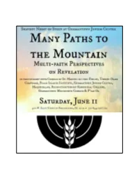 Shavuot-Program-2016.Pdf