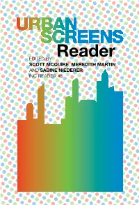 Urban Screens Reader and Sabine Niederer 2 Urban Screens Reader 3
