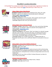 2021 Storywalk™ Web Page Info Document