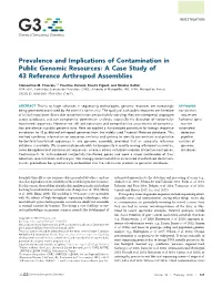 A Case Study of 43 Reference Arthropod Assemblies