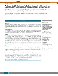 Analysis of 12,517 Inhabitants of a Sardinian Geographic Isolate Reveals That Predispositions to Thrombocytopenia and Thrombocytosis Are Inherited Traits