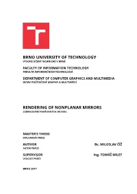 Brno University of Technology Rendering Of