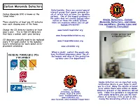Carbon Monoxide Detectors