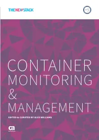 Container Monitoring and Management