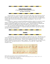 From Neumes to Notation: a Thousand Years of Passing on the Music by Charric Van Der Vliet