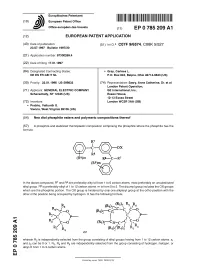 Neo Diol Phosphite Esters and Polymeric Compositions Thereof