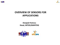 Overview of Sensors for Applications