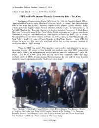 ATU Local 1056, Queens Electeds, Community Join V. Bus Cuts