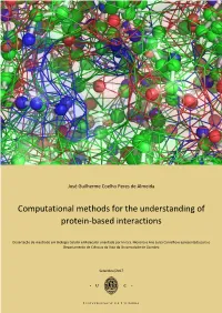 Computational Methods for the Understanding of Protein-Based Interactions