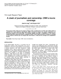 A Clash of Journalism and Ownership: CNN’S Movie Coverage