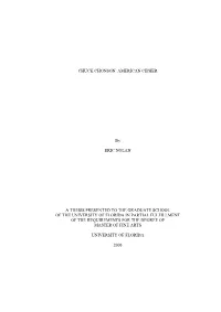 CHUCK CHONSON: AMERICAN CIPHER by ERIC NOLAN A