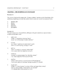 Exercise Answer Key - Chapter 3 6 ______