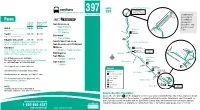 How to Use This Timetable: Locate the Time Point ( a ) on the Map Prior to Where You Want to Board the Bus
