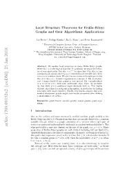 Local Structure Theorems for Erdos Renyi Graphs and Their Algorithmic Application