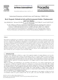 Rock Magnetic Methods in Soil and Environmental