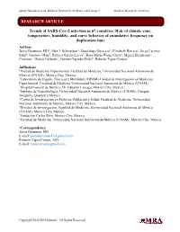 Role of Climate Zone, Temperature, Humidity, and Curve Behavior of Cumulative Frequency on Duplication Time Authors Jaime Berumen, MD1, Max J