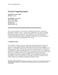 Trusted Computing Update