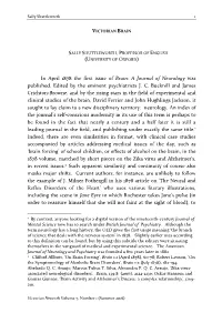 In April 1878 the First Issue of Brain: a Journal of Neurology Was Published