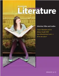 PEARSON Literaturecommon CORE