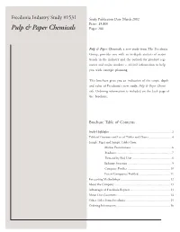 Pulp & Paper Chemicals