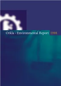 Environmental Report 1998 Contents