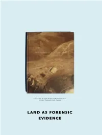 Land As Forensic Evidence Eyal Weizman