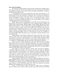 Post Partition) Prose Writing in Sindhi Initiated in a Big Way After Standardization of Sindhi Script in 1853