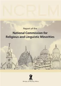 Report of the National Commission for Religious and Linguistic Minorities Report of The