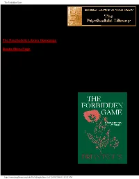 The Forbidden Game