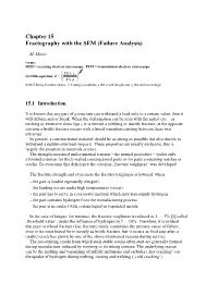Chapter 15 Fractography with the SEM (Failure Analysis)