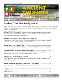 Ancient Thunder Study Guide 2021 1