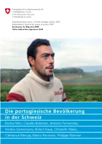 Die Portugiesische Bevölkerung in Der Schweiz