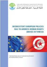 Inconsistent European Policies Fail to Address Human Rights Abuses in Tunisia