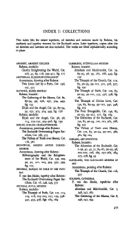Index I: Collections