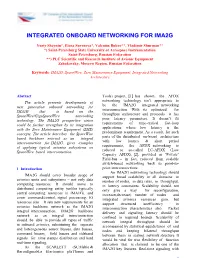 Integrated Onboard Networking for Ima2g