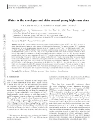 Water in the Envelopes and Disks Around Young High-Mass Stars