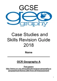 Case Studies and Skills Revision Guide 2018