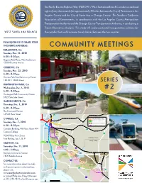 Community Meetings #2