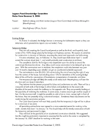 Drawbridge Committee Notes from December 2, 2005 1 of 1