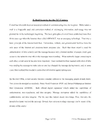 E-Mail Security for the 21St Century
